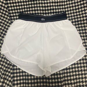 Alo White Athletic Shorts
